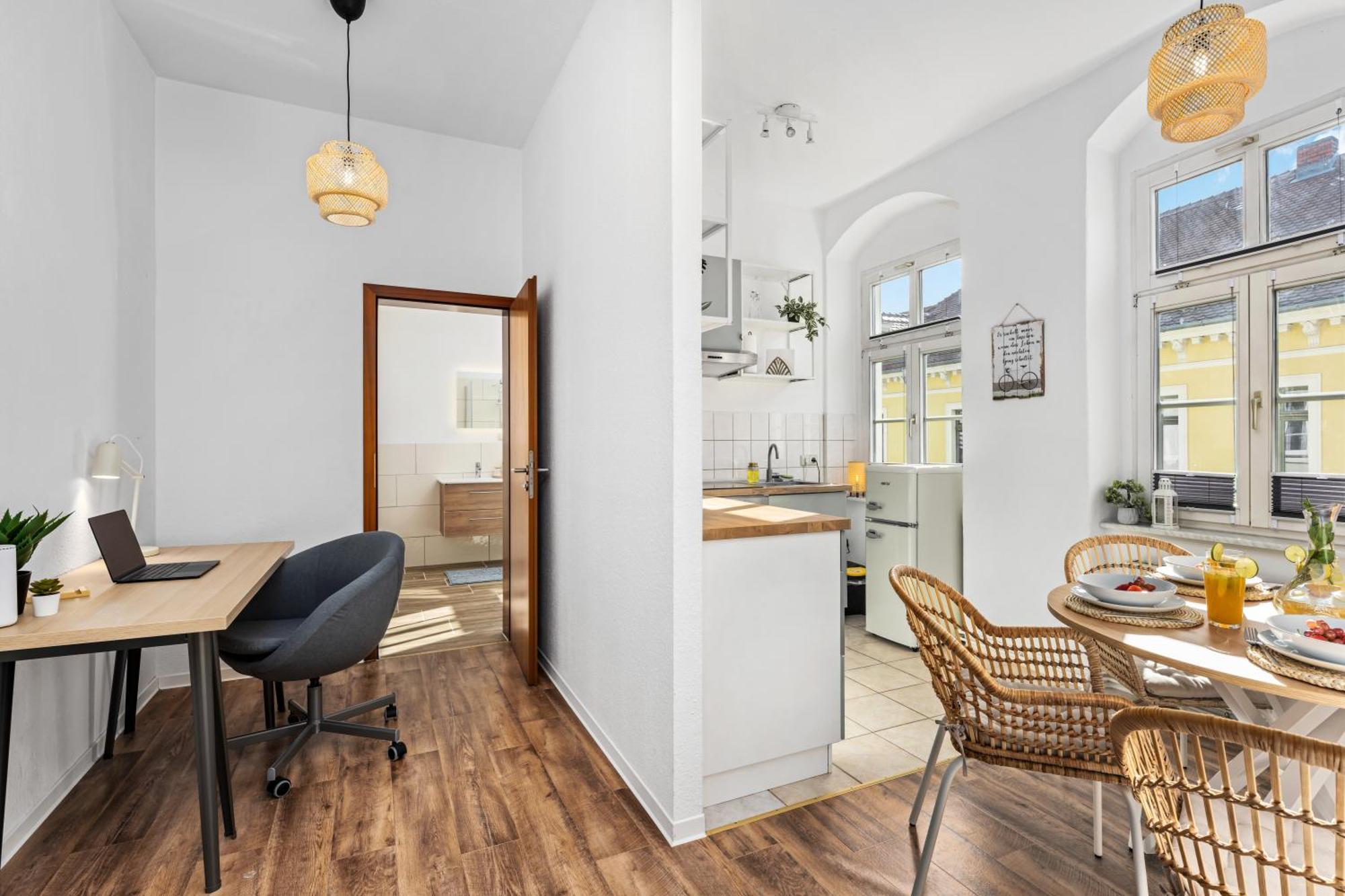 Schoene Altstadt Ferienwohnung Gruppen Familien Parkplatz ไมเซน ภายนอก รูปภาพ