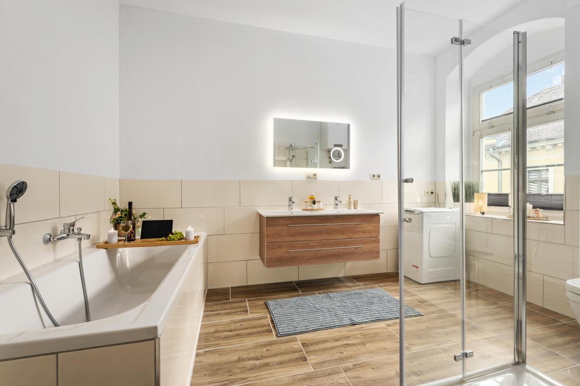 Schoene Altstadt Ferienwohnung Gruppen Familien Parkplatz ไมเซน ภายนอก รูปภาพ