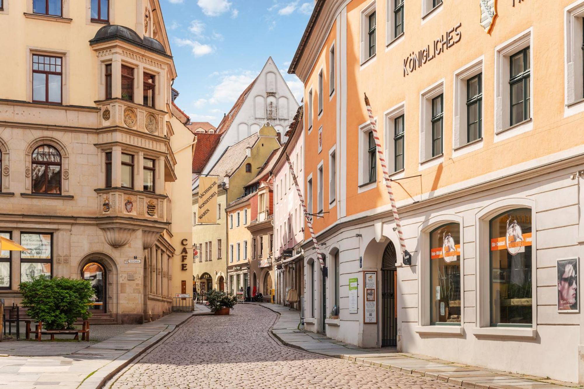 Schoene Altstadt Ferienwohnung Gruppen Familien Parkplatz ไมเซน ภายนอก รูปภาพ