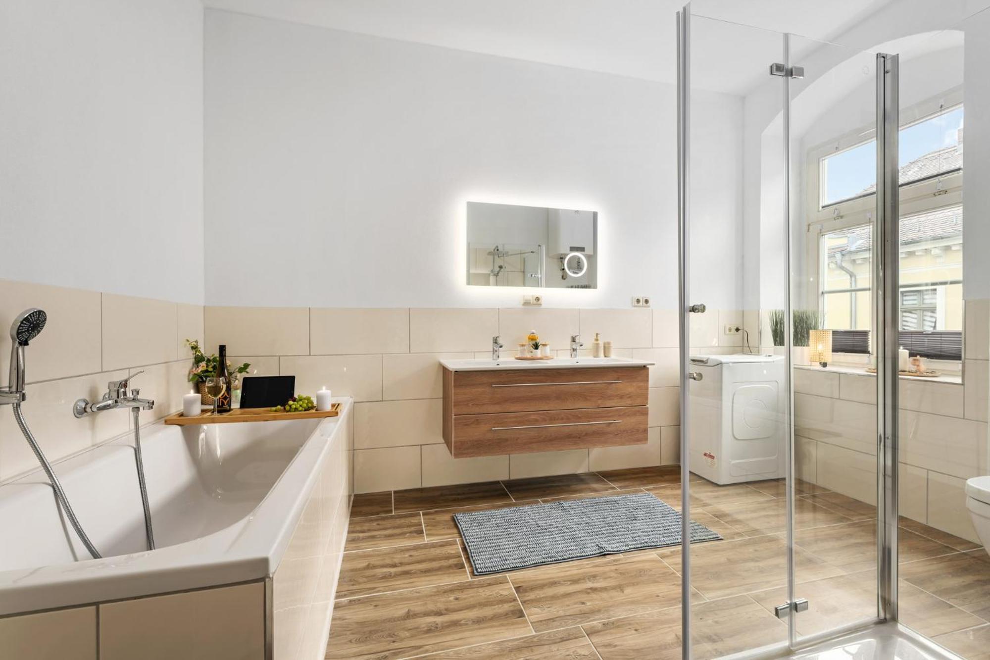 Schoene Altstadt Ferienwohnung Gruppen Familien Parkplatz ไมเซน ภายนอก รูปภาพ